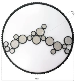 Stropné LED svietidlo Lena, 1x LED 40w, 3000-6000k, b