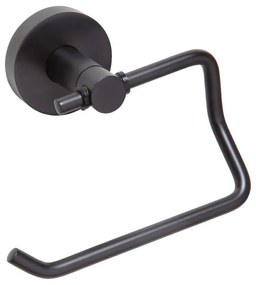 Sapho Sapho, X-ROUND BLACK držiak toaletného papiera bez krytu, čierna, XR704B