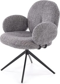 JEDÁLENSKÁ OTOČNÁ STOLIČKA IRIS ŠEDÁ