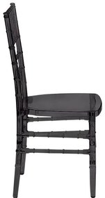 Mextra Svadobná stolička TIFFANY CHIAVARI I, 020 priehľadná dymová