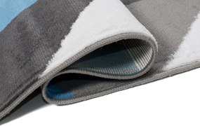 TA Koberec Z902B DARK GRAY MAYA PP EYM Čierny Obdĺžnikový Rozmer: 80x150 cm