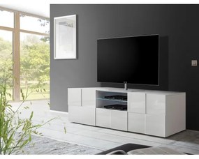 Televízny stolík SERIAN biely