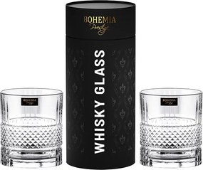 BOHEMIA PRESTIGE ELEGANTE POHÁR NA WHISKY V TUBE 320ML SADA 2KS