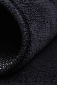 Koberec Plush BLACK rozmery koberec: 80x140 cm