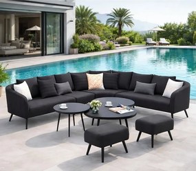 Záhradná zostava MELIA LIKA-TEX® antracit