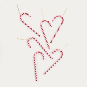 Závesná vianočná dekorácia TWINKLE palička 755095 (6 ks)