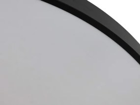 LED stropné svietidlo LED/300W/230V 3000/4000/6500K priemer 120 cm čierne