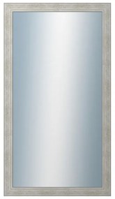 DANTIK - Zrkadlo v rámu, rozmer s rámom 50x90 cm z lišty ANDRÉ veľká strieborná (3157)