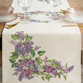 GOBELÍNOVÝ BEHÚŇ NA STÔL SYRINGA 45X140 CM VZOROVANÁ