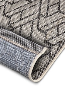 Hanse Home, Kusový koberec Clyde 105911 Eru Beige Grey – na von aj na doma, 63x120, šedá, chodba / predsieň