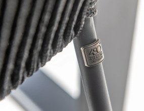 Accor jedálenská stolička antracitová