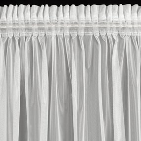 ZÁCLONA NA PÁSKE LARISA SADA 2KS 140X270 CM BIELA