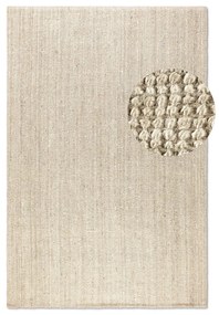 Krémovobiely jutový koberec 80x150 cm Bouclé – Hanse Home