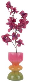 Oranžová/ružová sklenená váza (výška 20,5 cm) Funky Vibes – PT LIVING