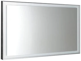 Sapho Sapho, LUMINAR LED podsvietené zrkadlo v ráme 1200x550mm, chróm, NL560