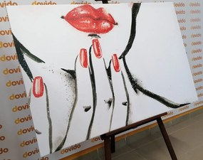Obraz maľovaný portrét - 90x60