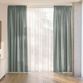 Goldea dekoračný záves marbella - šalviovo zelený 220x135 cm
