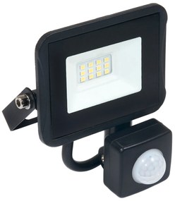 LED reflektor IVO s PIR senzorom - 10W - IP65 - 850Lm - studená biela - 6000K