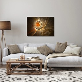 Sklenený obraz abstrakcie (70x50 cm)