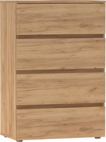 Komoda PARMAD, zlatý remeselný dub