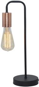 Candellux HERPE Stolná lampa 1X60W E27 Black 41-66862