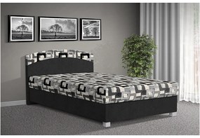 Nabytekmorava Čalúnená posteľ s úložným priestorom Aurelie 140x200cm čalúnenie: Béžová / Mega 023 béžová