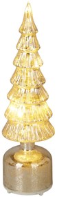 Vánoční LED světelná dekorace Karter 36 cm stříbrná/teplá bílá