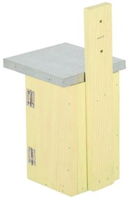 Vtáčia búdka Simi, 25,5x11,5x13,5 cm, drevo/kov, hnedá
