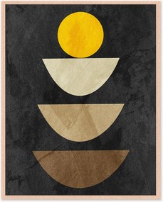 Nástenná dekorácia v ráme Organic Shapes