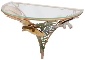 Nočný stolík v zlatej farbe Amaz – Mauro Ferretti