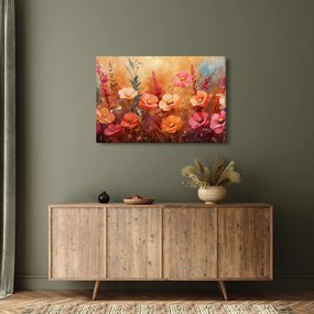 Obraz - Lúčne kvety, maľba (90x60 cm)