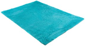 Plyšový koberec TOP - TYRKYSOVÝ