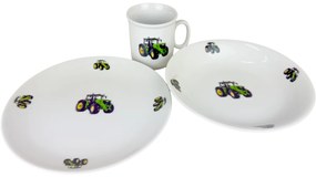 Thun 3-dielna detská jedálenská súprava Nový traktor