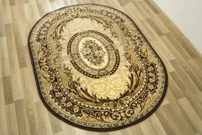 Koberec Gold 042/12A Ornament béžový / hnedý