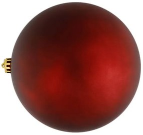 DECOLED Plastová guľa, priemer 20 cm, bordová, matná