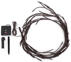 Aigostar - LED Solárna reťaz 72xLED/4m IP65 300 mAh teplá biela konáre stromov