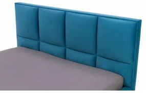 Posteľ FABRIZZIO SQUERE P 160 x 200, s roštom, s úložným priestorom