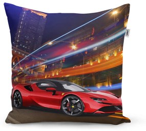 Sablio Vankúš Ferrari na ulici - 60x60 cm