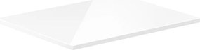 Mexen Uni, pracovná doska 50 cm, biela lesklá, 91AXX-0504-464-18-00