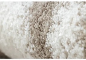Moderný koberec COZY Lina, geometrický , mramor - Štrukturálny, dve vrstvy rúna, hnedá Veľkosť: 280x370 cm