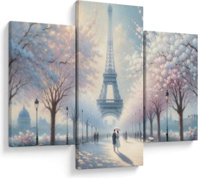 Obraz - Maľba z Paríža (90x60 cm)