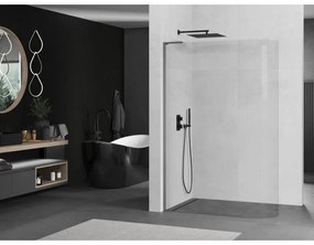Mexen Kioto L, sprchová zástena Walk-In 110 x 200 cm, 8mm číre sklo, grafitový profil, 800-110-103-95-06