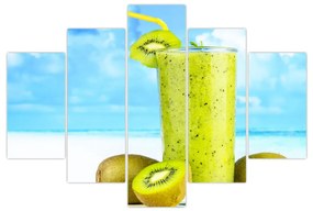 Obraz - kiwi smoothie (150x105 cm)