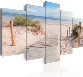 Obraz - Morning on the beach Veľkosť: 100x50, Verzia: Na talianskom plátne