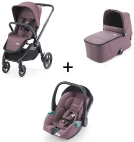 Recaro Celona Trio kočík + vanička + autosedačka Avan - prime pale rose