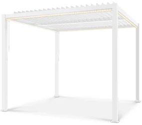 Pantheon Climax Ambient, altánok, 3 x 3 m, 4 rohové stĺpiky, bioklimatická strecha