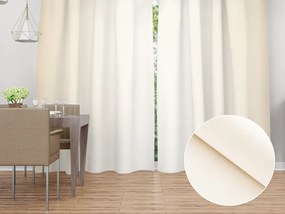 Biante Dekoračný záves TF-131 Šampaň bez vzoru - š. 150 cm 150x190 cm