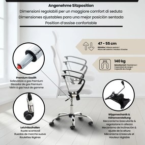 Kancelárska stolička DS-Office 10 - Biela