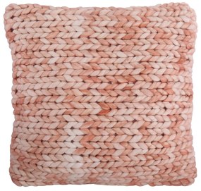 Ružovo - biely vankúš s výplňou Floriano pink - 45 * 45cm