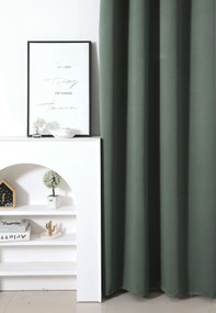 Sivozelený záves OXFORD 140x250 cm Zavesenie: Kovové krúžky